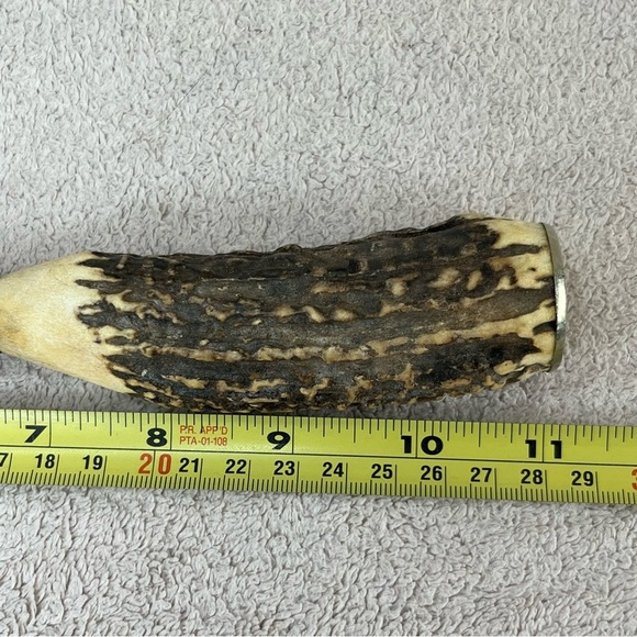 Genuine Antler Large Handmade Grill/Roast Fork-Vintage-Vtg-Renaissance Faire - Picture 7 of 7